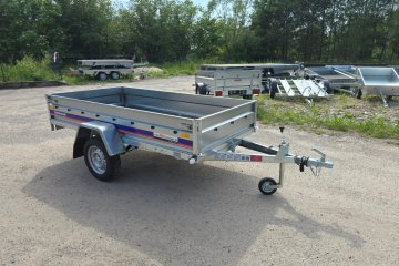 Przyczepa jednoosiowa na resorze Niewidów BEG7527YU 263x132