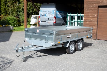 Carro Delta przyczepa dwuosiowa 300 x 150 cm