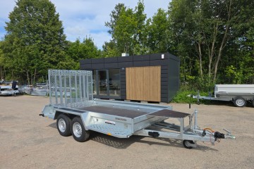 Przyczepa ZASŁAW MK350TH do przewozu minikoparki o DMC 3,5t