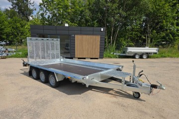 Przyczepa do przewozu minikoparki Martz Bau 3 3500 kg 400 x 183 cm
