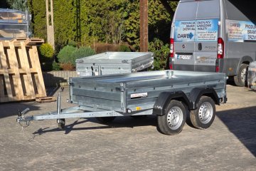Zasław przyczepa dwuoosiowa 235T 235 x 132 cm